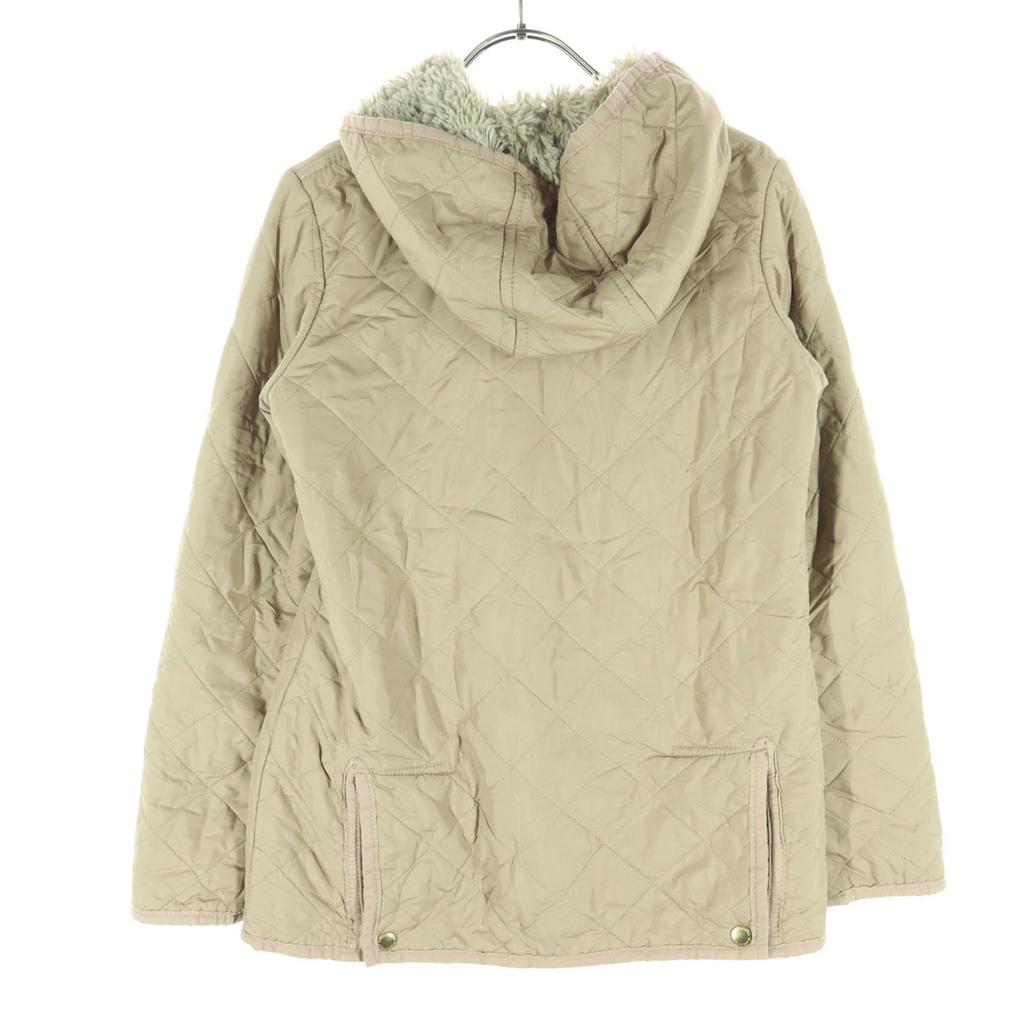 Mackintosh Made In Scotland Long Sleeve Quilted Jacket 34 Beige Women Used