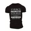 European Sizes Men'S Casual Crew Neck T-Shirt , Polyester, Geometric Pattern, Slight Stretch Fabric, Summer Short Sleeve Top for Adults