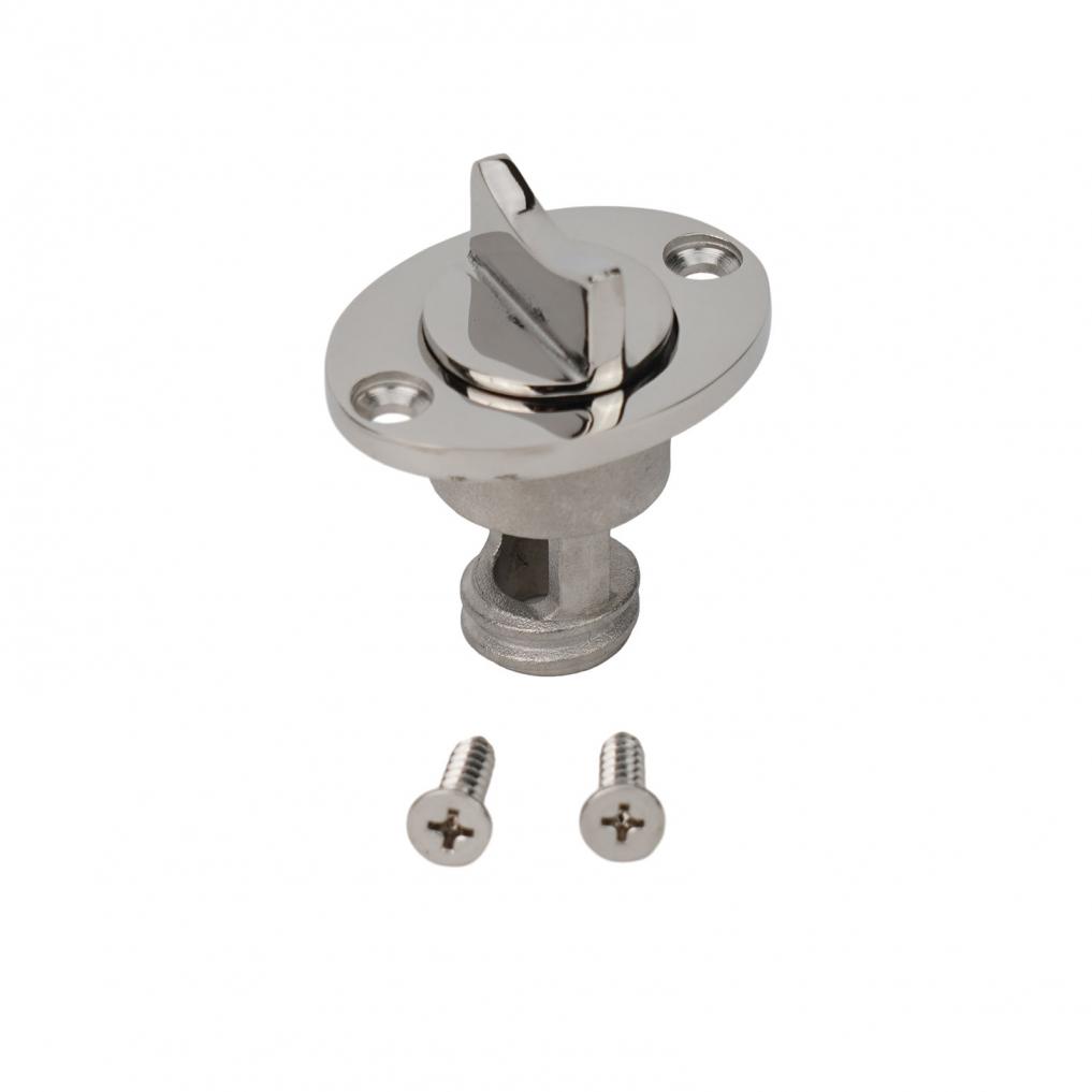 Easily Installed Marine Grade 316 Stainless Steel Oval Drains for Boats