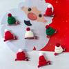 Christmas Mini Knitted Christmas Hat Hair Clip Knitted Hat Red Green Small Clip Hair Accessories