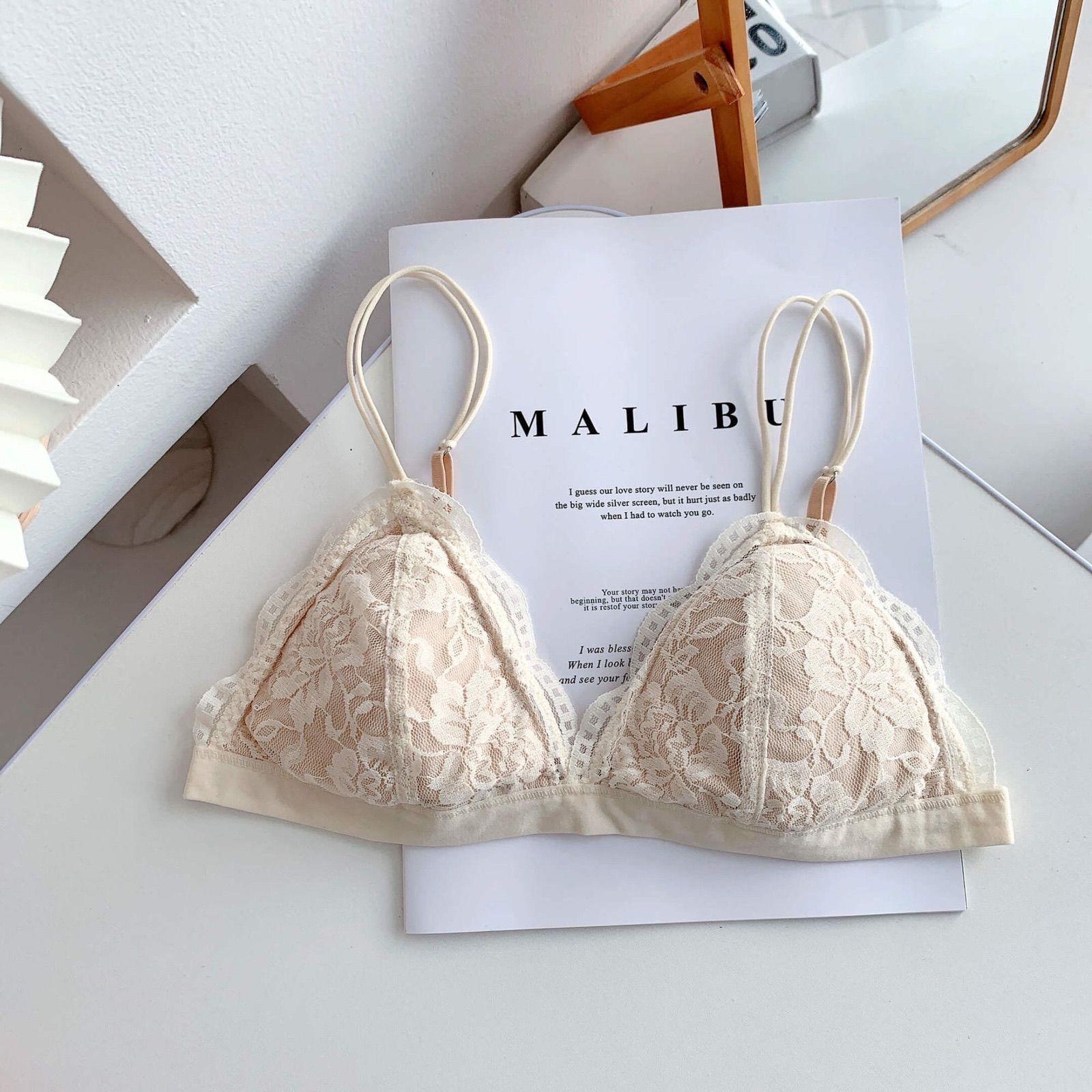 

Французский стиль Студенческий - вдохновленный Корейский - стиль Бесшовный Без косточек Бюстгальтер для женщин Тонкий - стиль Пуш-ап Сексуальный Бюстгальтер против отвисания 34/75 шампанского