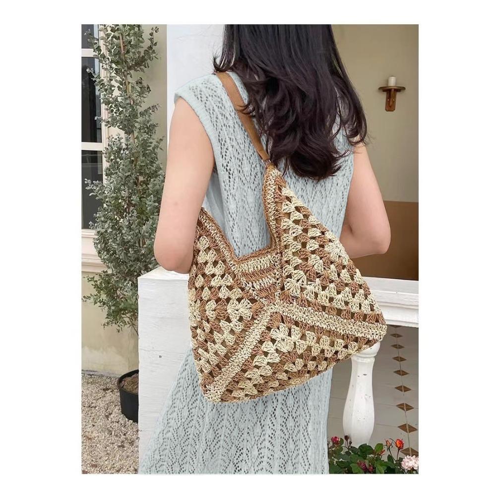 New Fashion Woven Bag Shoulder Messenger Women's Bag
