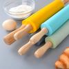 Mini Antihaft-Silikon-Nudelholz für Kinder - Ideal zum Ausrollen von Teig und Knödelhüllen