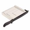 Manual Paper Cutter Accurate Clean Cutting A5 Paper Trimmer with Arc Handle Positioning Ruler for School Office Steel