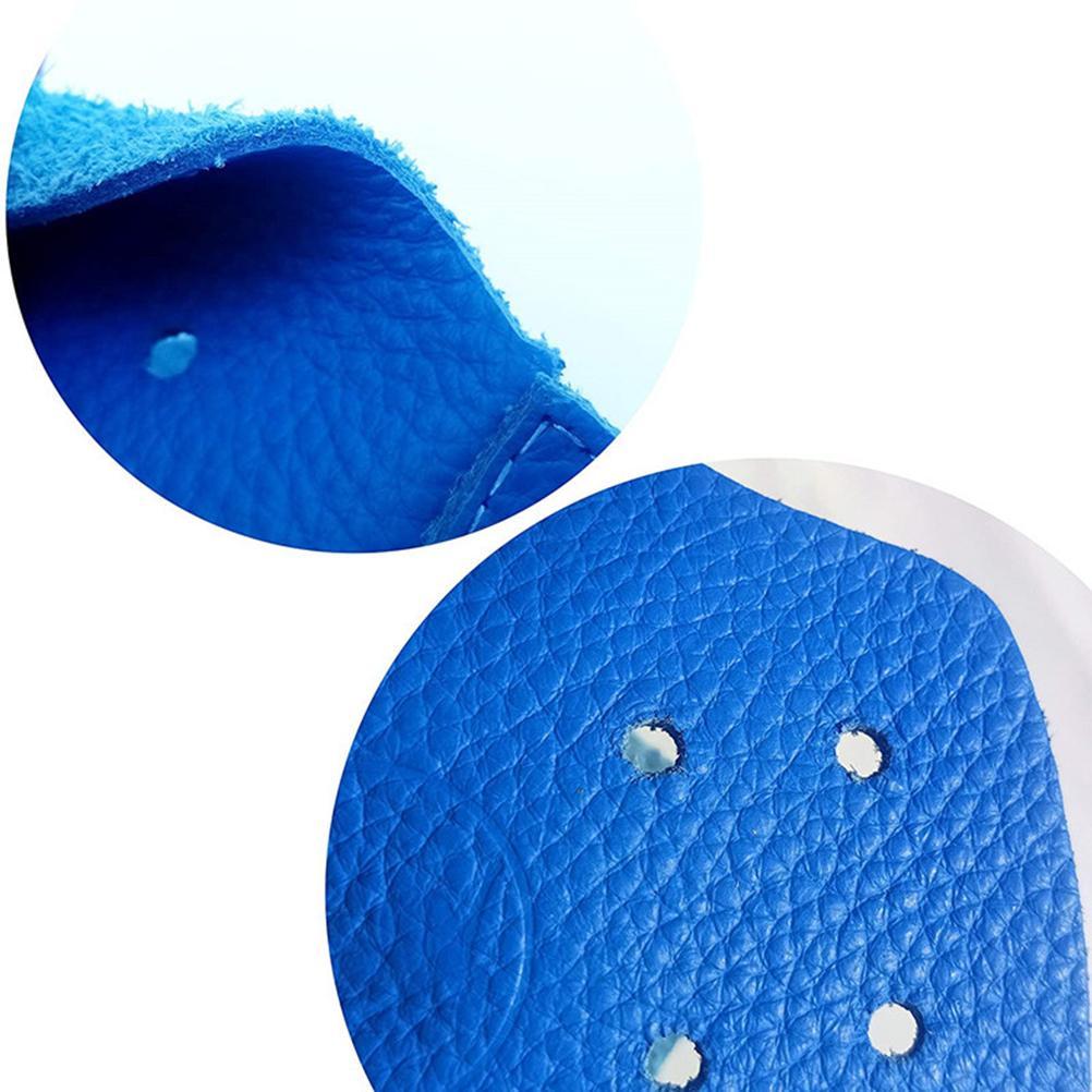 2 Pair Toe Guards Protectors PU Leather Roller Skate Protectors with 4 Holes for Roller Skate