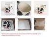 Ceramic Cartoon Cow Cup - Cute Animal Design for Milk, Coffee, or Water - Perfect Festival Gift
