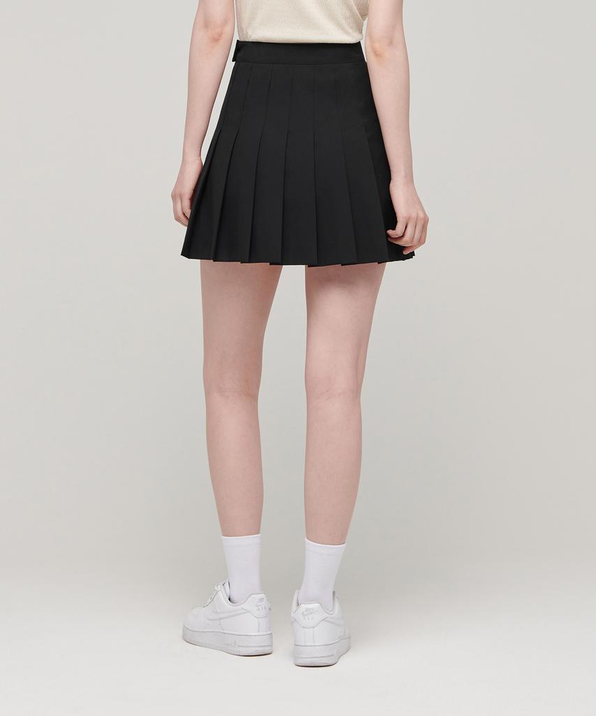 Musinsa Standard Woman Women'S Pleated Mini Skirt [Black]