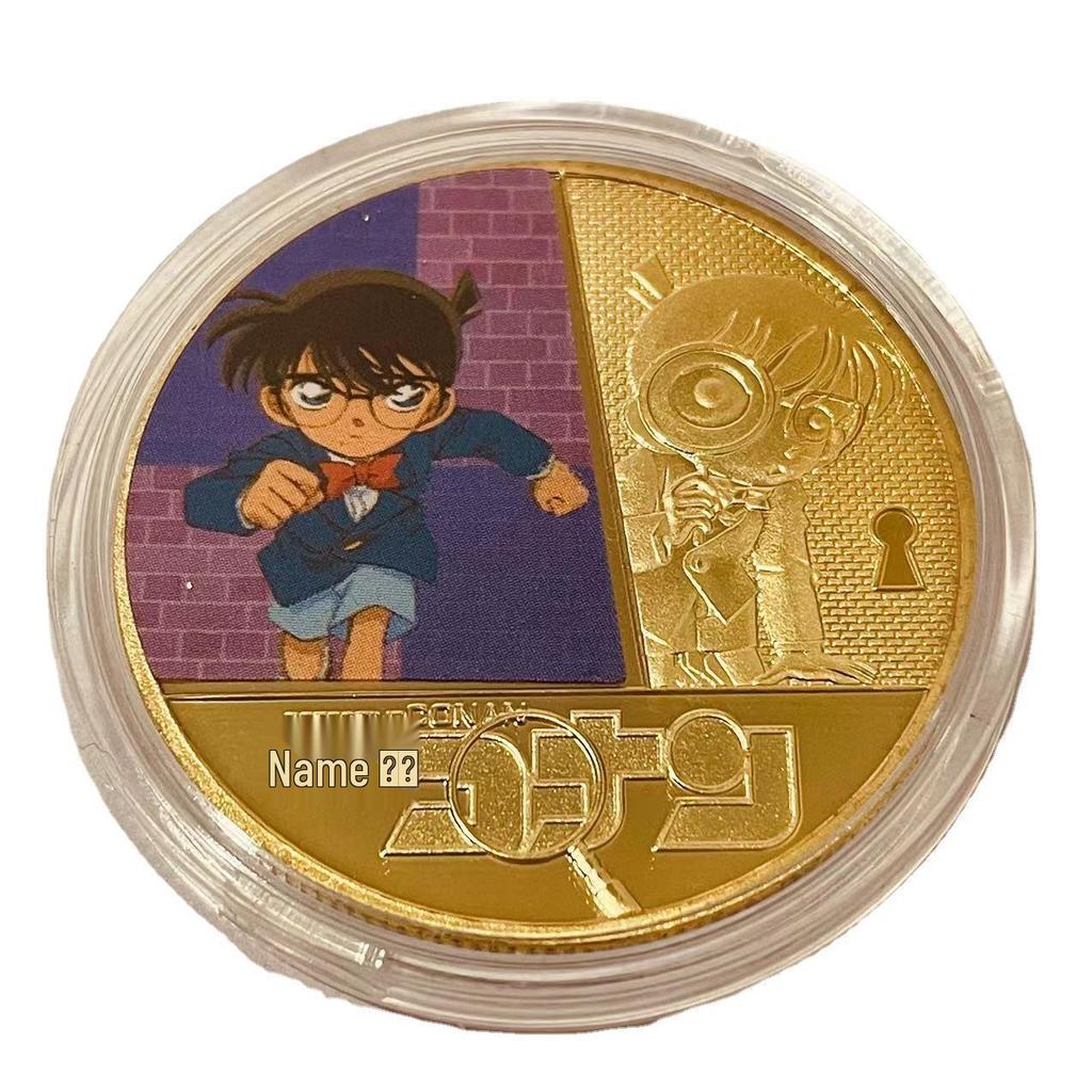 Detective Conan Kaito Kid Commemorative Die-Cast Metal Coins Collection
