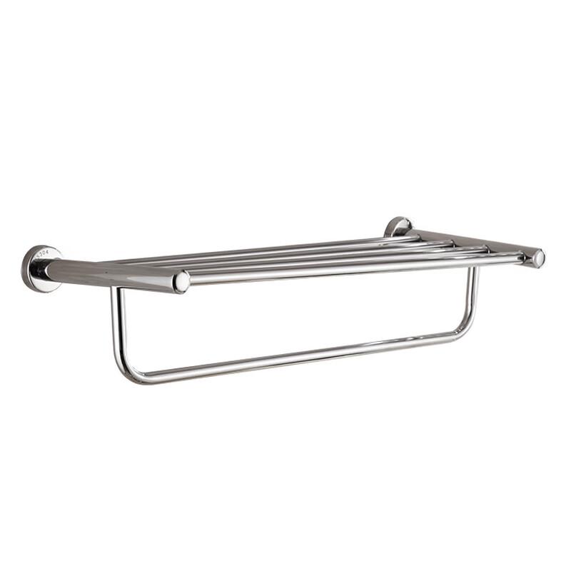 Cmaos 60cm Thickened Stainless Steel Bath Towel Rack