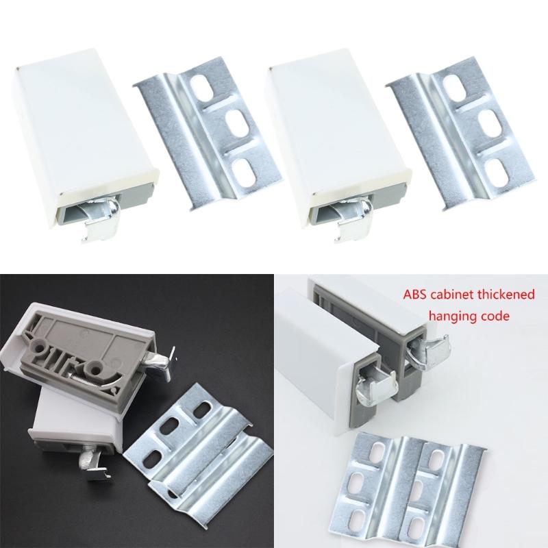 Upgraded Cabinet Hanging Brackets Furniture Cabinet Suspension Hardware for Furniture Fixtures Secure & Easy Installs