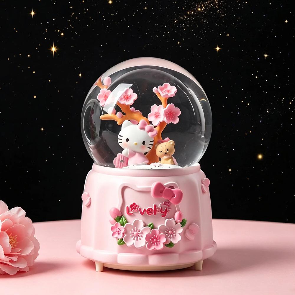 Dreamy Unicorn Crystal Ball Luminous Music Box - Snowflake Gift for Best Friend, Creative Qixi Present