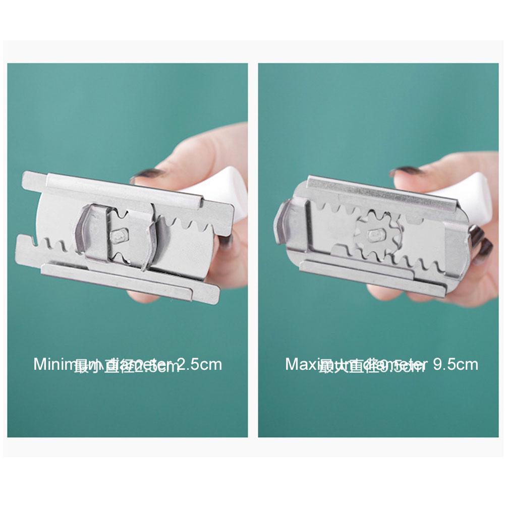 Kavanoz Açacağı Kapakları Açılır Kavanoz Açacağı Paslanmaz Çelik Konserve Açacağı Artritli Yaşlılar İçin Ayarlanabilir Konserve Kapağı Çıkarıcı