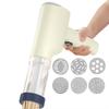 Electric Pasta Maker Machine Rechargeable Noodle Maker Cutter Automatic Electric Noodle Press Noodle Cutter With 6 Different