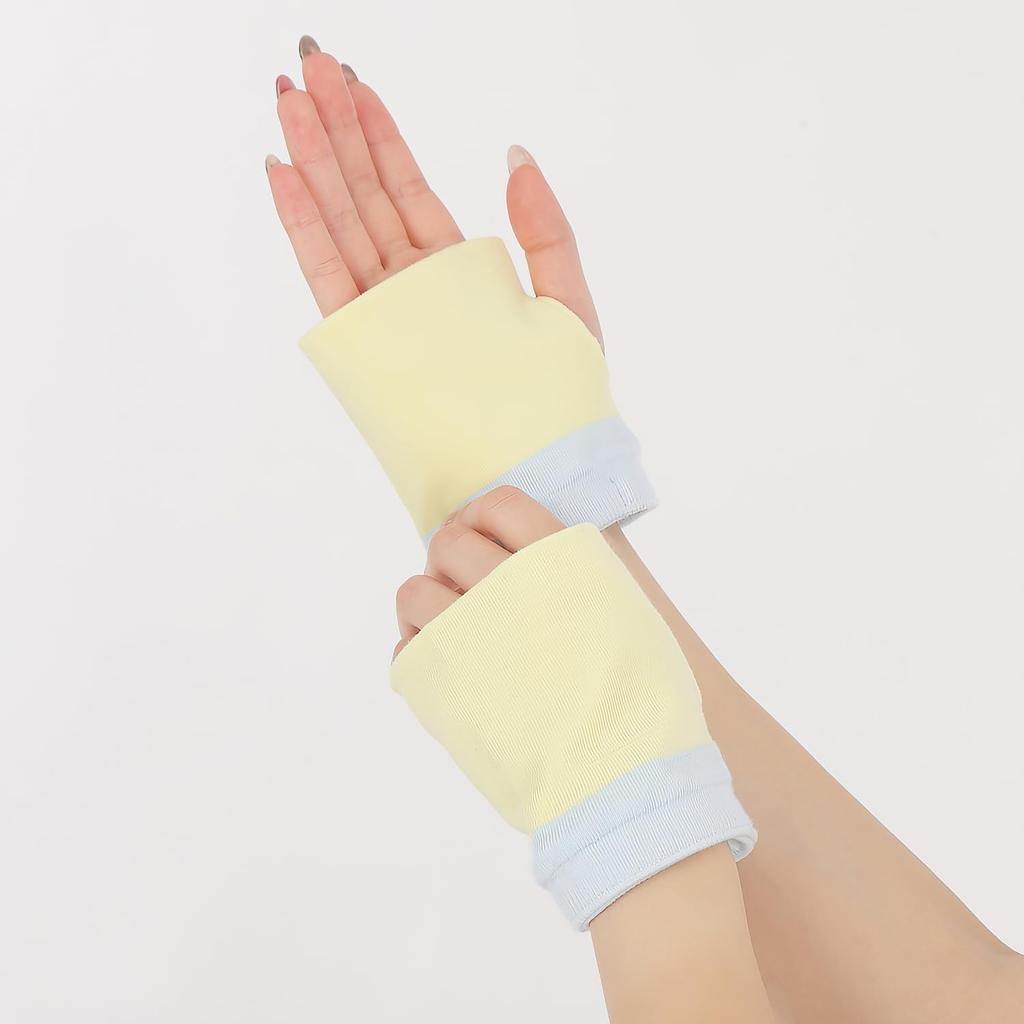 dot japan Cooling Palm Gloves with Ice Cooling Made In Heat Sleep Indoor Sherbet Color Free Packs, Support, Japan, Cotton, Protection, Support,