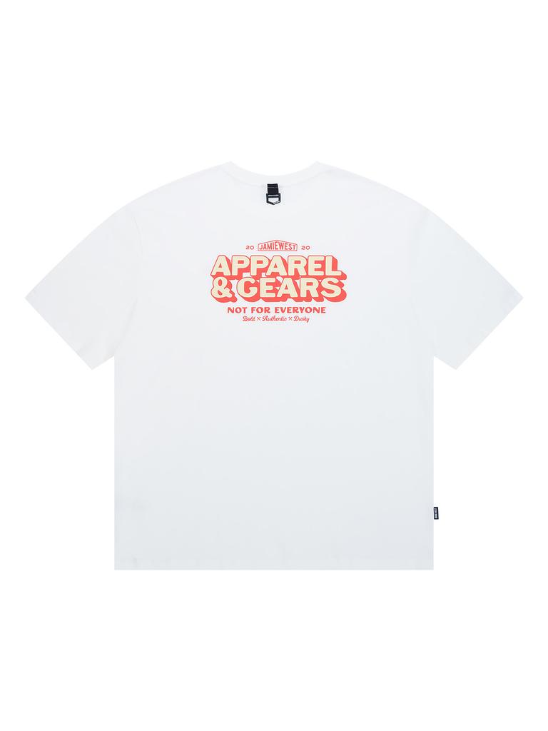 Jeimiweseuteu A&G Lettering T-Shirt (White)
