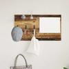 Wall Mounted Nightstand Reclaimed Wood Look 90 x 10 x 50 cm Engineered Wood