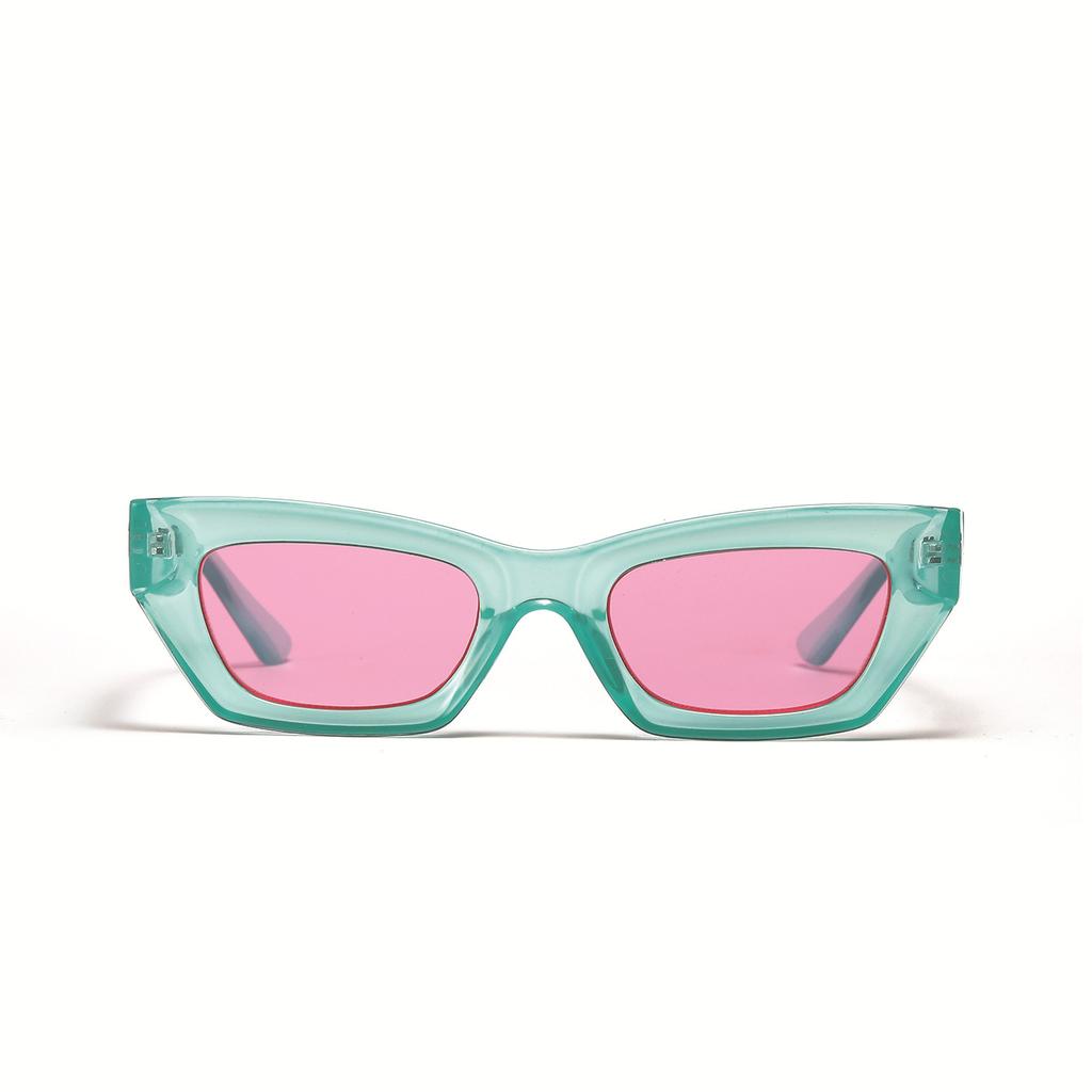 Small Frame Sunglasses Women'S Cat Eye Sunglasses Men'S Candy-Colored Ins Wind Glasses