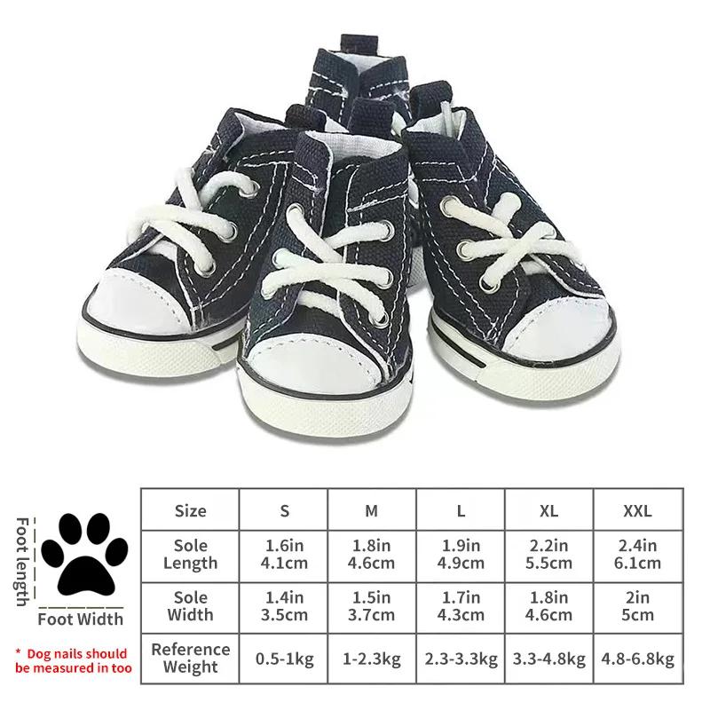 New Pet Shoes Non-slip Wear Thickened Denim Canvas Summer Shoes Teddy Dogs and Cats Universal Outdoor Breathable