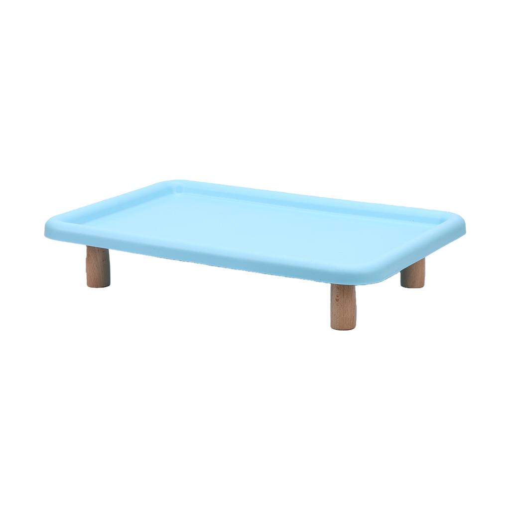 Raised Pet Feeder Stand Non Slip Base   Edges Prevent Vomiting Reduce Neck Strain Pet Food Stand For Cats Small Dogs