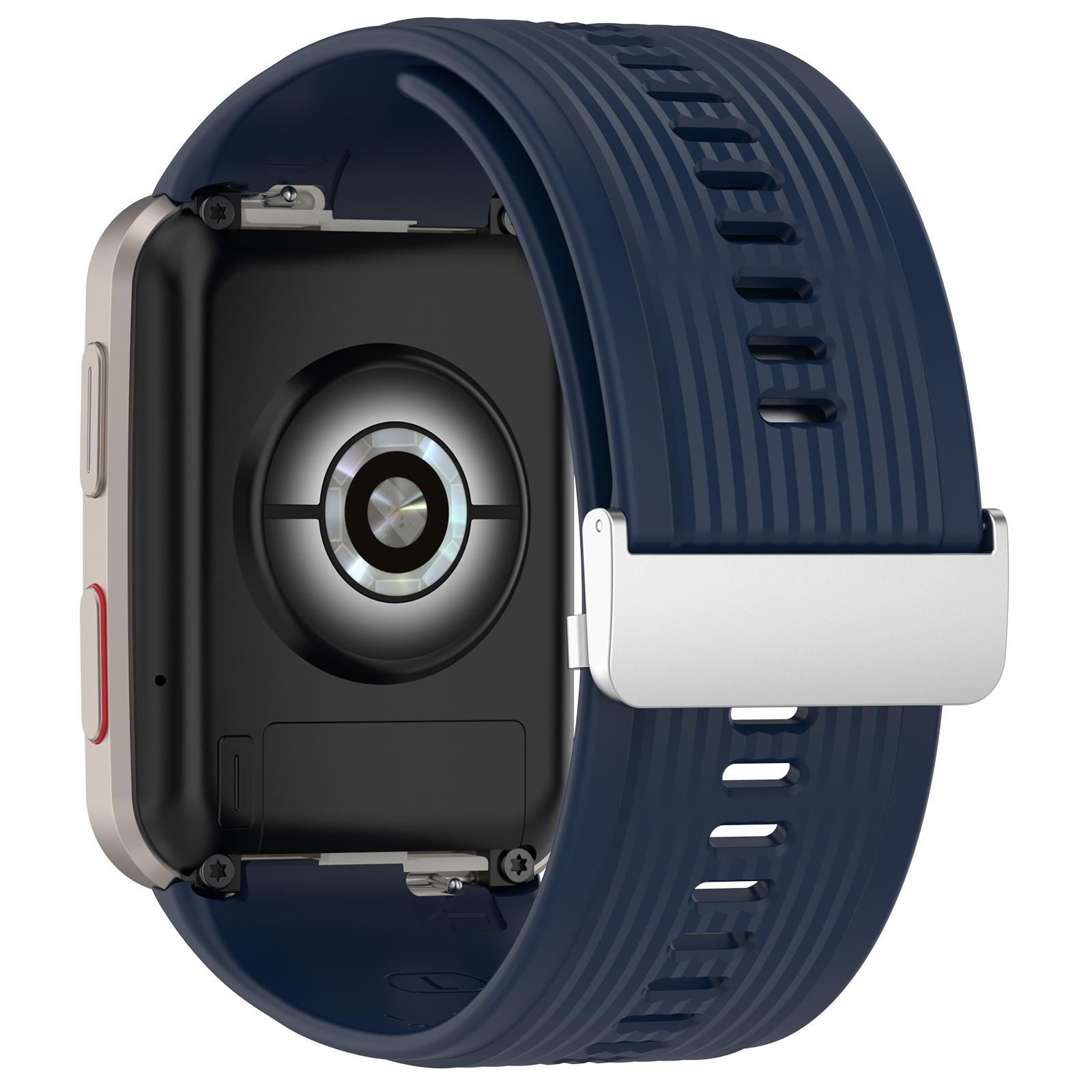 

Для Huawei Watch D Замінний ремінець на зап ястя Регульований силіконовий ремінець для годинника Midnight Blue