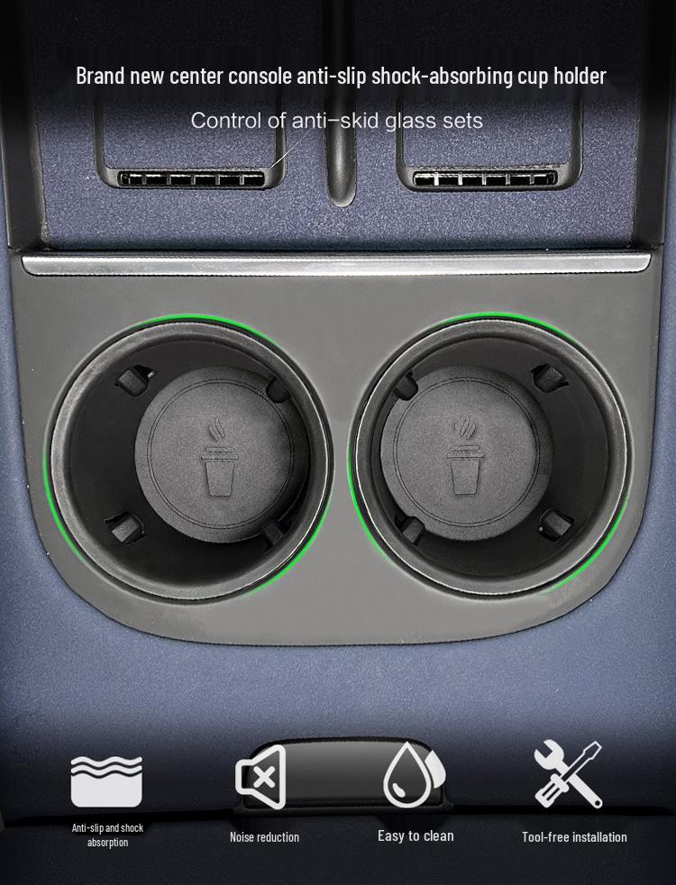 Pasuje do uchwytu na kubek w konsoli Xpeng G6 '23-'24 i organizera na napoje w schowku Xpeng G9 '24-'25