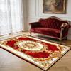 Luxury European Style Carpet for Living Room Classical Decoration Flower Design Washable Non-slip Rug Bedroom Lounge Fluffy Mat