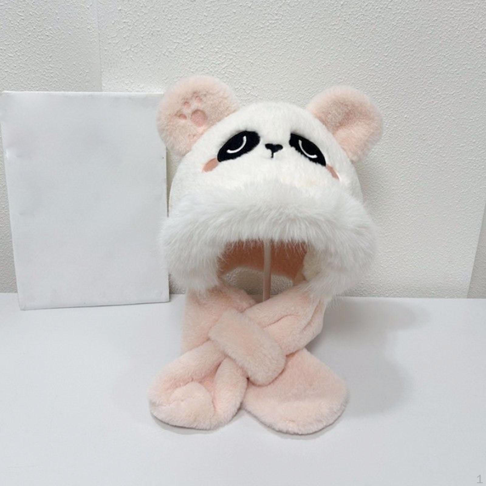 

Детская шапка и шарф осенне-зимние детские аксессуары головной убор капюшон утолщенный детский теплый комплект pink