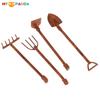 Dollhouse Miniature Gardening Tools Metal Shovels Furniture Set 1 12 Entertaining Play Safe Kid Friendly Fun