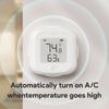 ZigBee / WIFI Temperature  Humidity Sensor For Tuya LED Screen  Smart Linkage Thermo-hygrome Voice Control For Google Home Alexa