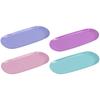 Stainless Steel Decorative Tray Oval Jewelry Tray Cosmetics Storage Organizer Makeup Cosmetic Tray Napkin Tray Plate