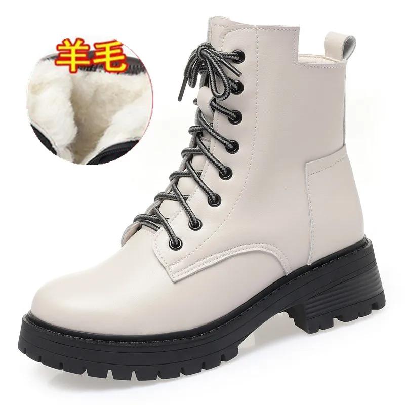 Популярные нескользящие женские зимние стеганые ботинки Comemore — фото 11