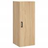 Highboard in Sonoma Oak Finish 34.5 x 34 x 180 cm Particleboard