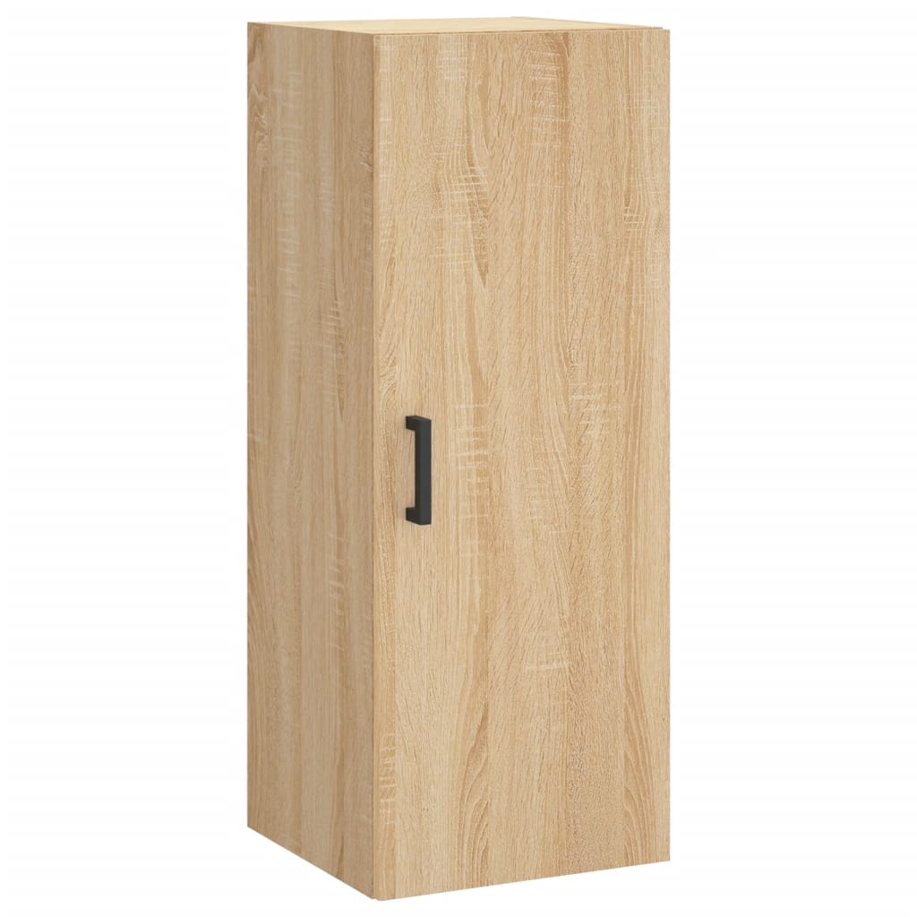 Highboard in Sonoma Oak Finish 34.5 x 34 x 180 cm Particleboard