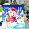 1pc Blanket - Genshin Impact characters Print Design, Lightweight Blanket for Sofa, Bed- Soft &Warm, Gift for All Seasons