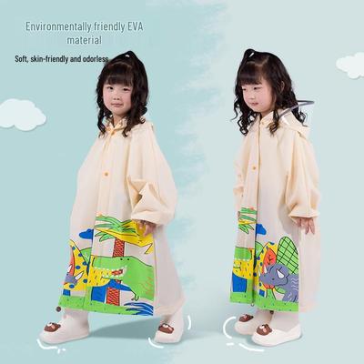 Kinder Cartoon Regenponcho - Wasserdichte Ausrüstung für Jungen, Mädchen, Kleinkinder und Grundschüler