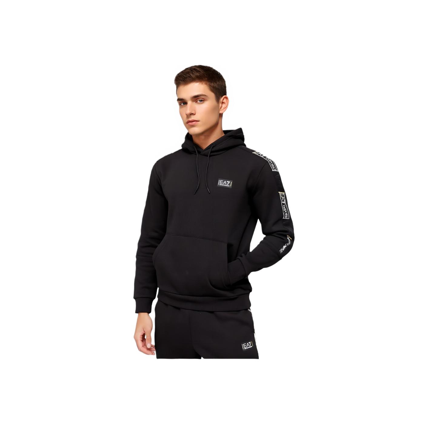 Emporio Armani EA7 Series Logo Hoodie Men hoodies Black 3RPM11-PJ07Z-1200 S 8280₽