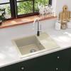 Kitchen Sink with Oval Overflow Hole Granite