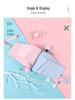 Mini 5-Fold Rain or Sun Umbrella: Compact, Thick, UV Protective Shade for Women