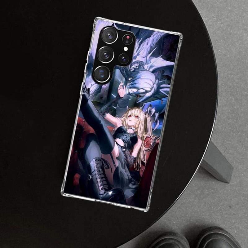 N-Note D-Death MisaMisa Phone Case Cover for Samsung Galaxy S26 S25 Edge S24 S23 Ultra S22 Plus S21 FE S20 + Art Customized Fund