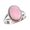Natural Pink Opal Gemstone 925 Solid Sterling Silver Jewelry Ring Size 7 A7l61