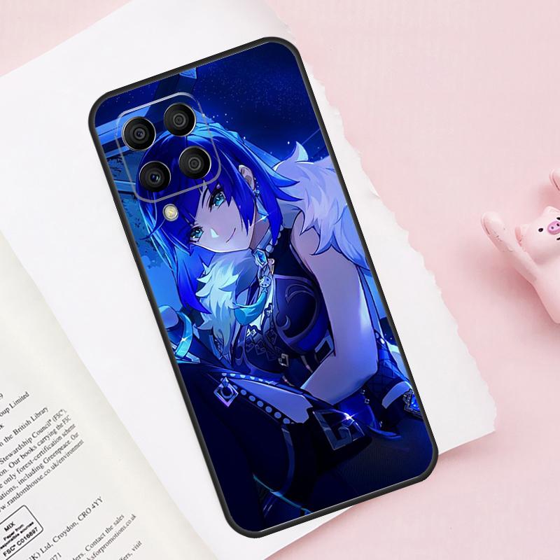 Yelan Genshin Impact Case For Samsung Galaxy M52 M32 M12 M13 M53 M51 M31 M11 M14 M34 M54 M16 M36 M56 M15 M35 M55