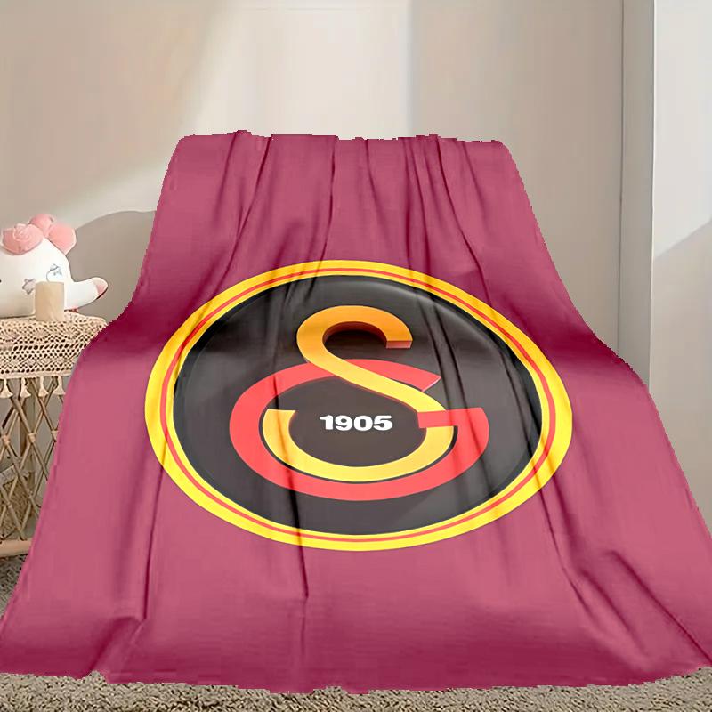 1pc Cozy Print Blanket, Galatasaray SK Blanket Appropriate for Home Picnic and Travel Adventures