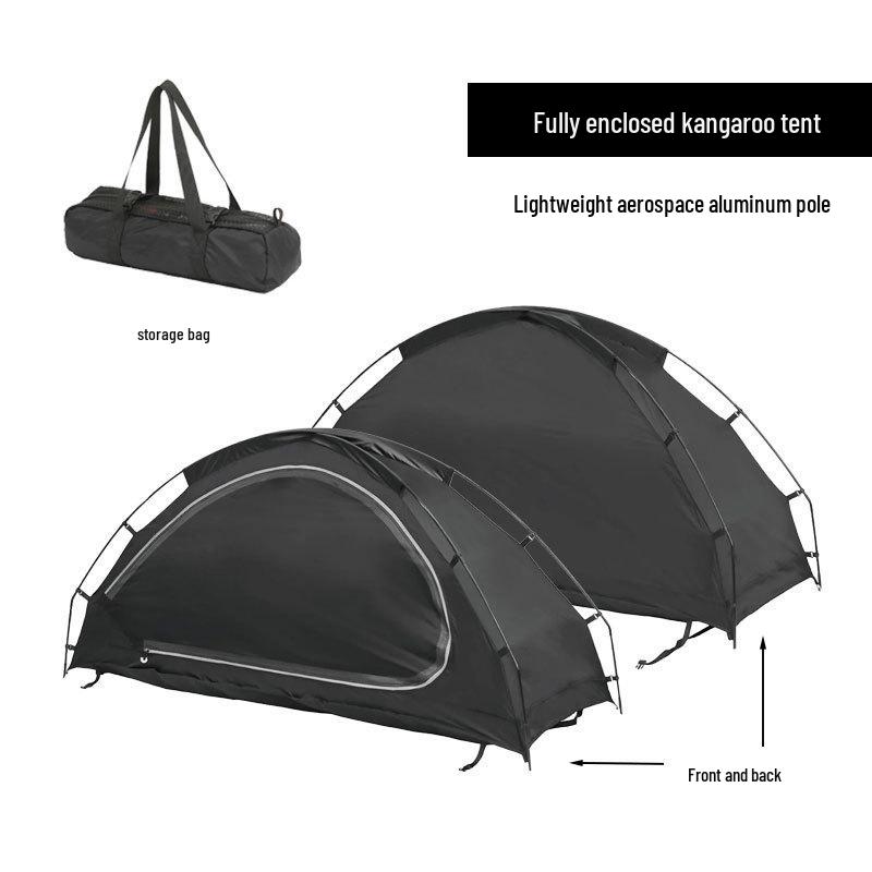 Rainproof Solo Camping Tent with Mosquito Net