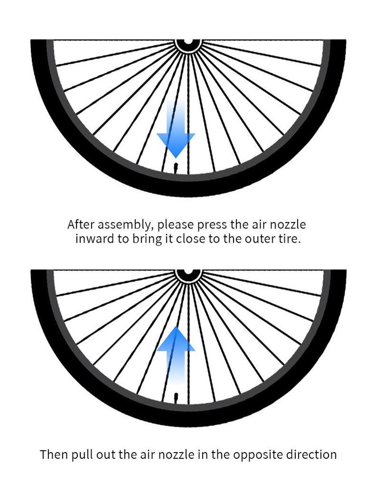 GUSTAVO BMX Folding Bike with TPU Inner Tube, 20x1.5/1.95 & 24x1.75/2.4, Schrader Valve 45mm