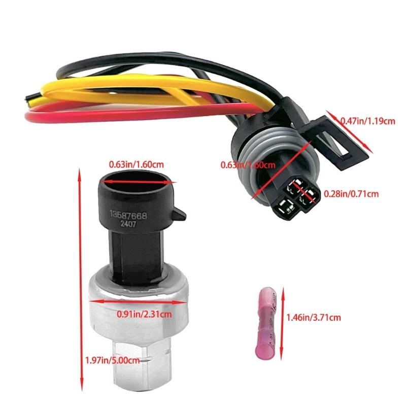 13587668 1551343 13502759 22634172 8971482280 22678731 6E5Z19D594AA Replacement Vehicle Air Conditioning Pressure Sensor