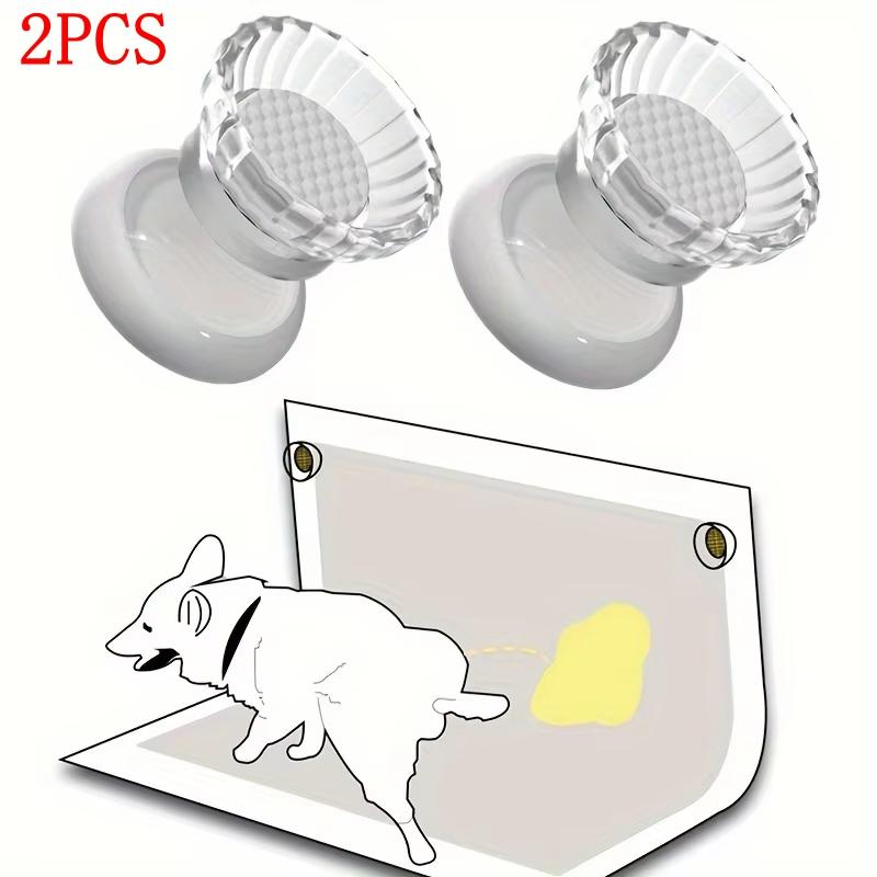2pcs Dog Urine Pad Holder, Pet Magnetic Buckle, Simple Dog Toilet, Urine Pad, Dog Urine Suction Pad, Fixed Buckle