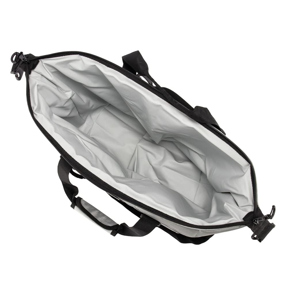 AO Coolers AO Coolers Cooler Bag 24 Pack Ballistic Soft Cooler AOBA24SL Silver Ballistic 24 Pack Silver Soft Cooler Bag Outdoor [Used]