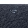 Celine Geldbörse Dunkelmarine genarbtes Kalbsleder Herren 10B553BEL Gebraucht