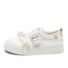 Augustine casual canvas shoes women's autumn 2025 new academic style niche platform fashion white board shoes