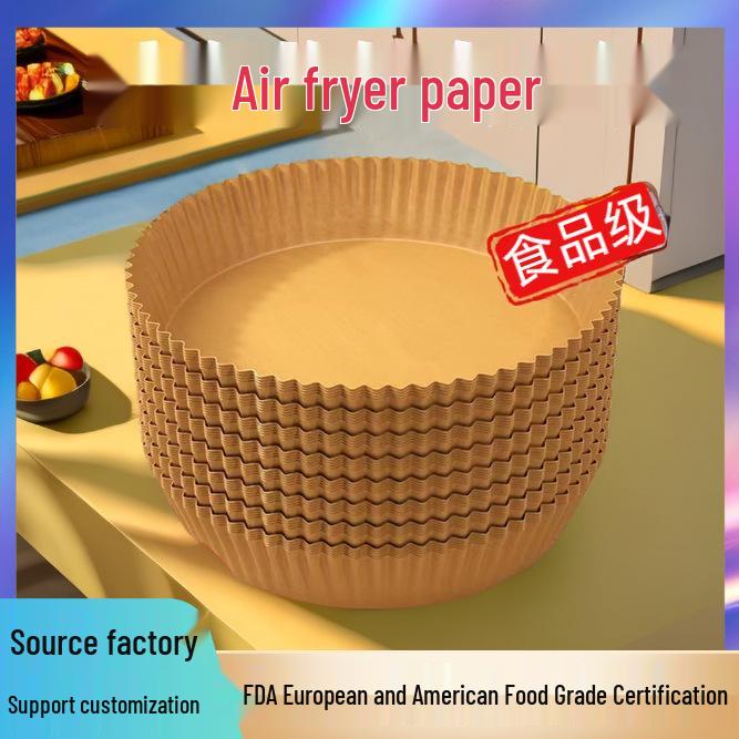 Oil-Absorbing, Heat-Resistant Air Fryer Silicone Paper Plates